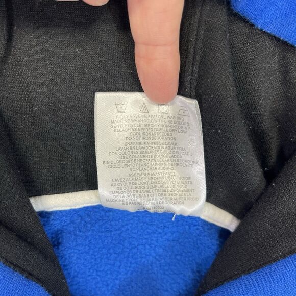 Y2K Orlando Magic Men’s XL Blue Hoodie Zipway Pullover Side Zip NBA Vintage - Picture 3 of 9